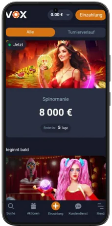 voxcasino apk bonus
