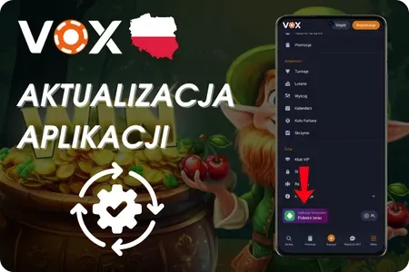 Aktualizacja Aplikacji VOX Kasyno