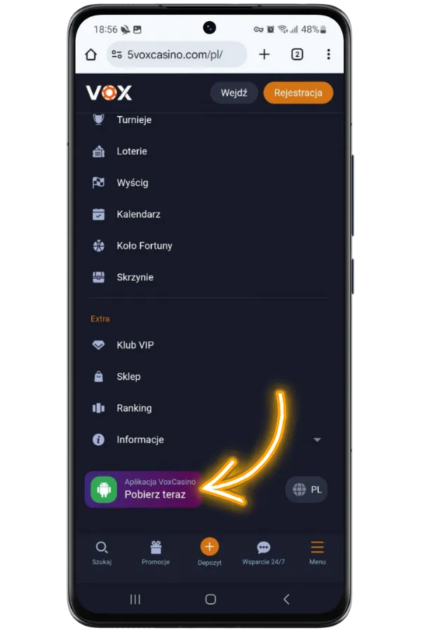 Vox Kasyno App Łącze pobierania